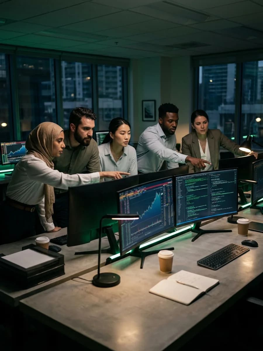 The DayNight team at work